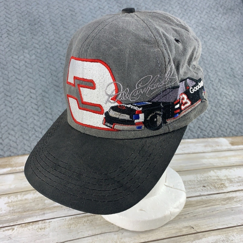 Vintage Dale Earnhardt #3 NASCAR snapback hat Image‎ licensed made in USA